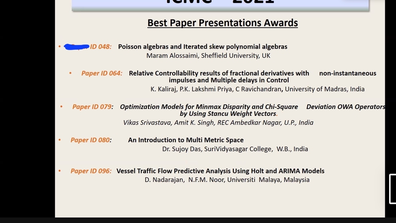 Poisson algebras and Iterated skew polynomial algebras Talk